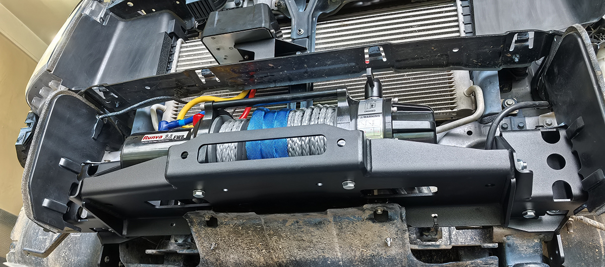 картинка Площадка РИФ под лебёдку в штатный бампер Haval H5 2023+