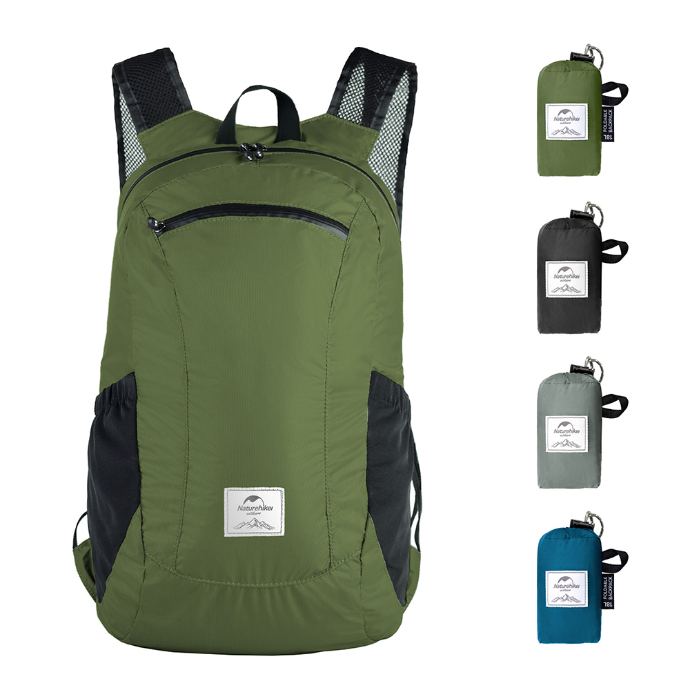 картинка Рюкзак компактный Naturehike 18L NH17A012-B Ultra-Light зеленый
