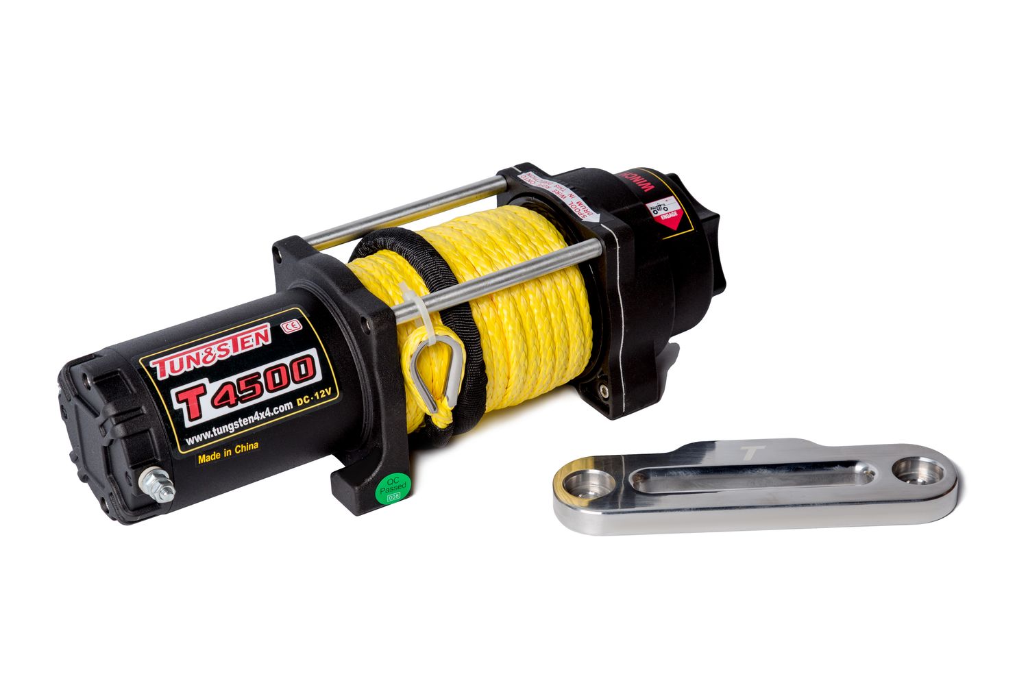Лебедка Tungsten Winch 4500 синтетика, радиопульт