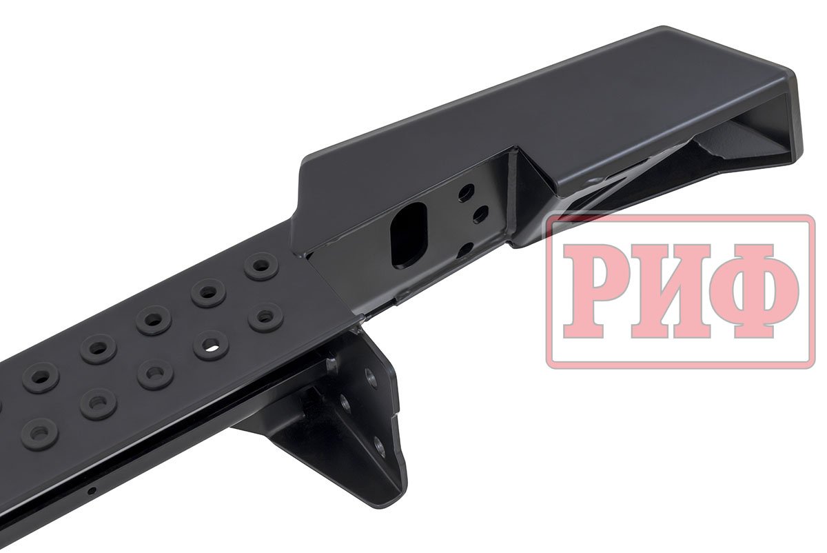 картинка Бампер задний УАЗ Хантер с фонарями, калиткой, возможностью установки фаркопа, стандарт RIF469-21225 "РИФ"