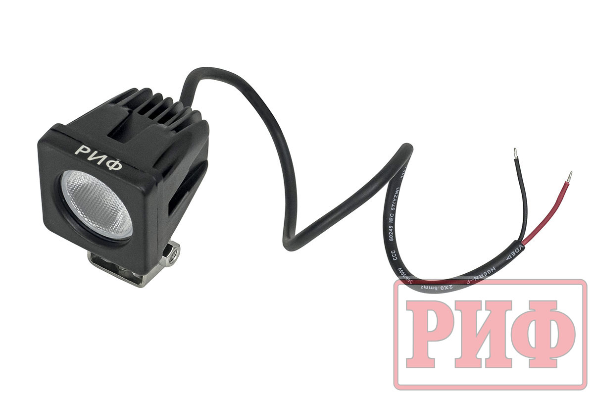 картинка Фара РИФ 10Вт, 51х51х61мм, 1 диод, 12В, 720лм