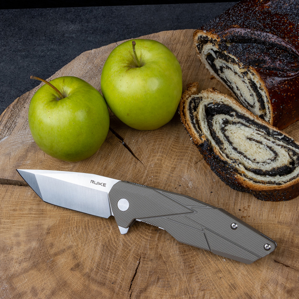 картинка Нож Ruike P138-W желтый