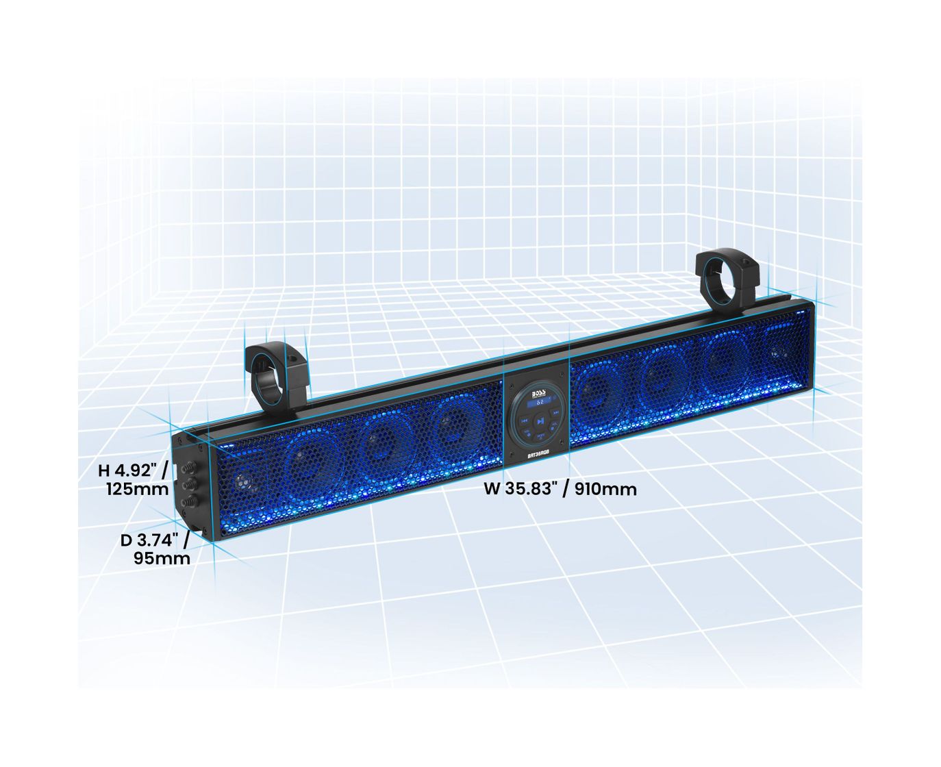 картинка Акустическая панель на таргу BRT36RGB, BOSS