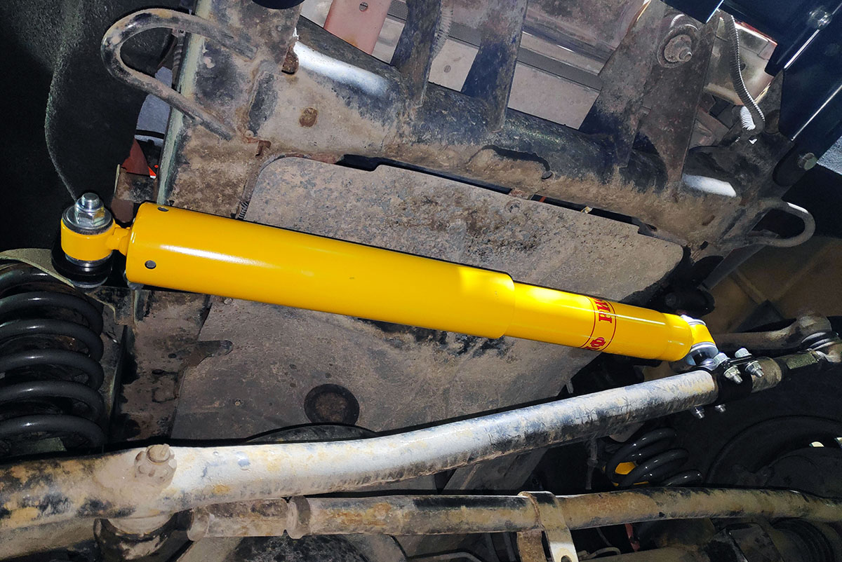 картинка Демпфер рулевой РИФ с кронштейнами УАЗ Патриот 2019+