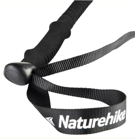 картинка Палки треккинговые, алюминиевые, ST01, черные, для ходьбы (2 шт.)