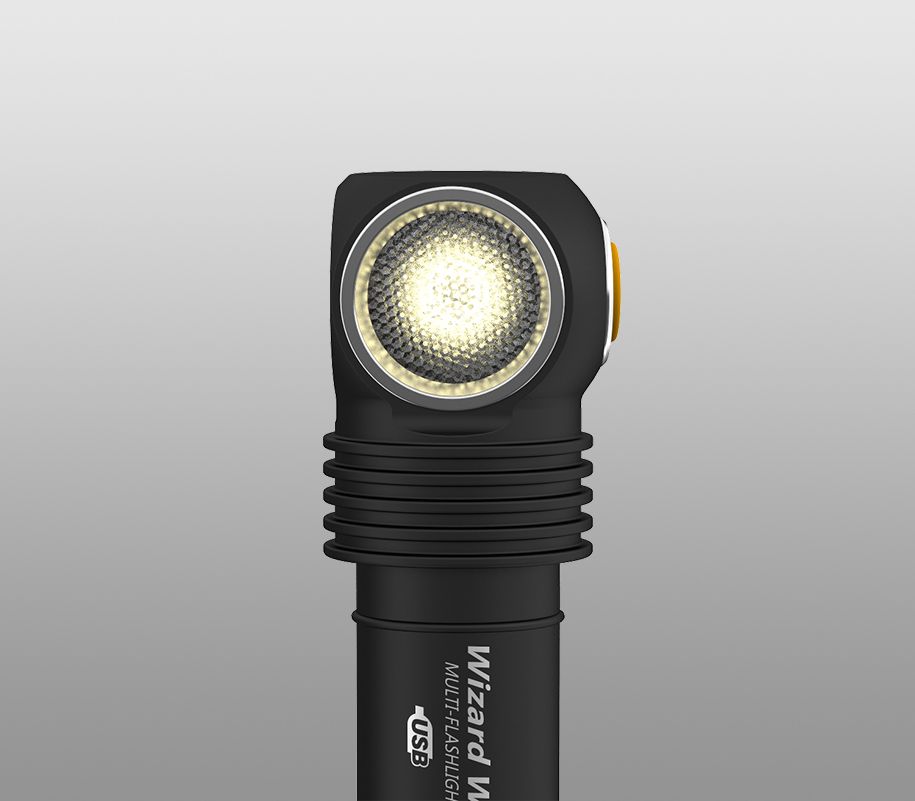 картинка Налобный фонарь ARMYTEK WIZARD WR MAGNET USB+18650 БЕЛЫЙ F06301C
