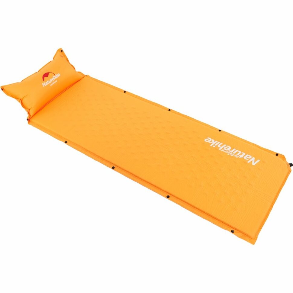Коврик для сна Naturehike NH15Q002-D с подушкой79 оранжевый, 6927595705100