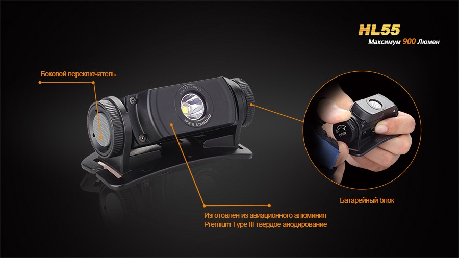 картинка Налобный фонарь Fenix HL55 XM-L2 U2