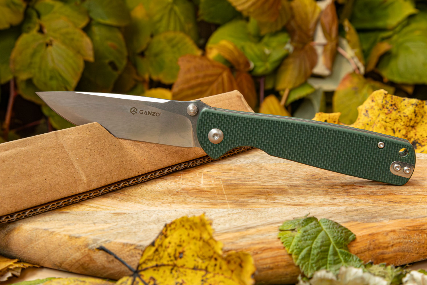 картинка Нож  складной Ganzo G6805-GB сталь 8CR14, Green