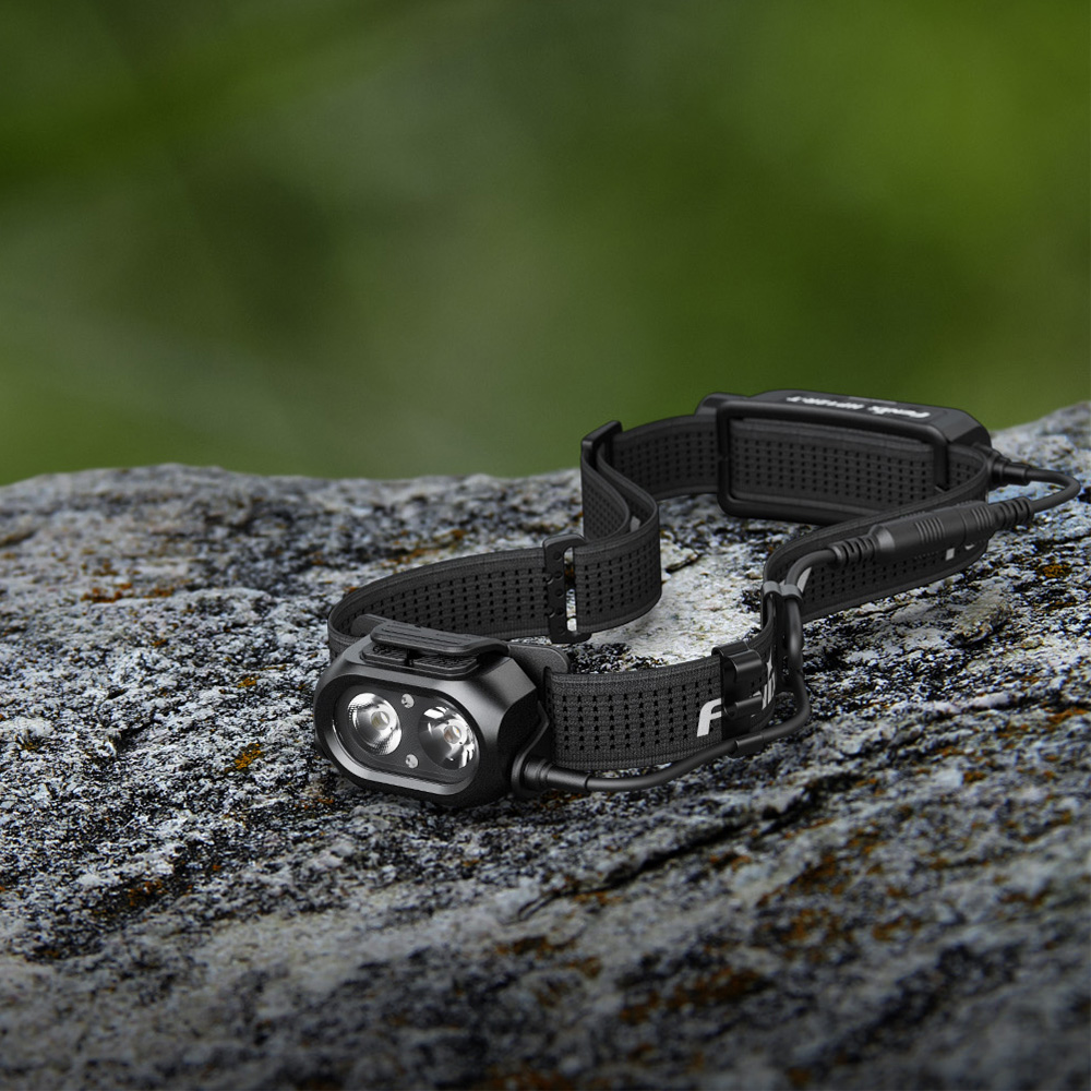 картинка Фонарь Fenix налобный HP12R-T черный 1300 люмен