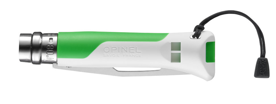 картинка Нож Opinel №8 Fluo Green, зеленый, 002319