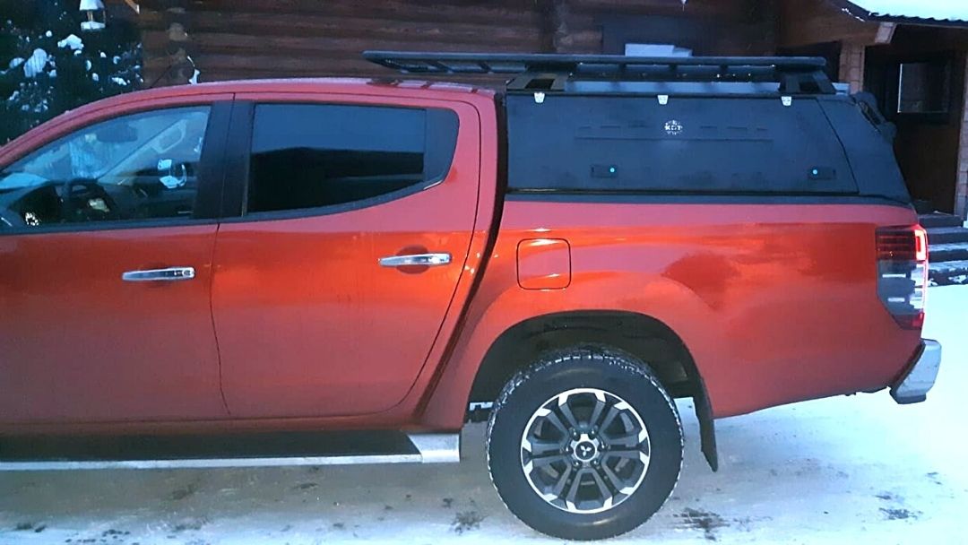 картинка Кунг алюминиевый для Mitsubishi L200 (с 2015 г.в.) 3 двери, неокрашенный — KDT 1328L