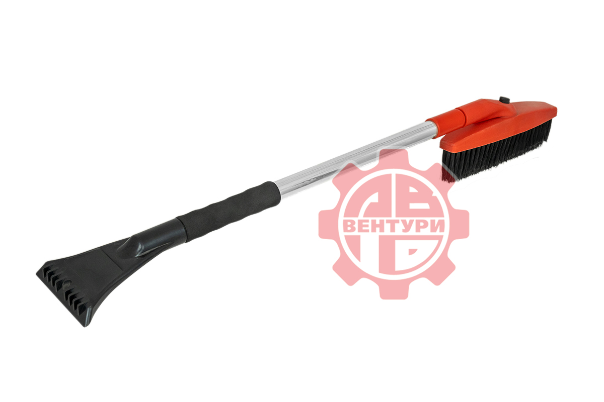 картинка Щетка для снега со скребком 1230 мм, красная