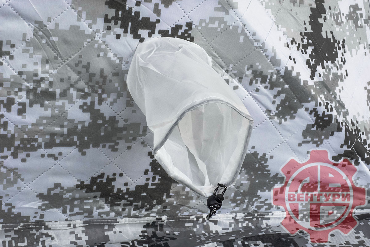 картинка Палатка зимняя Улов КУБ утепленная., пиксель-зима 200*200*210см.