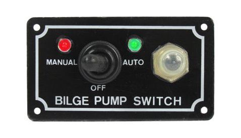 картинка Панель управления водооткачивающей помпой auto-off-manual с влагозащищенным тумблером