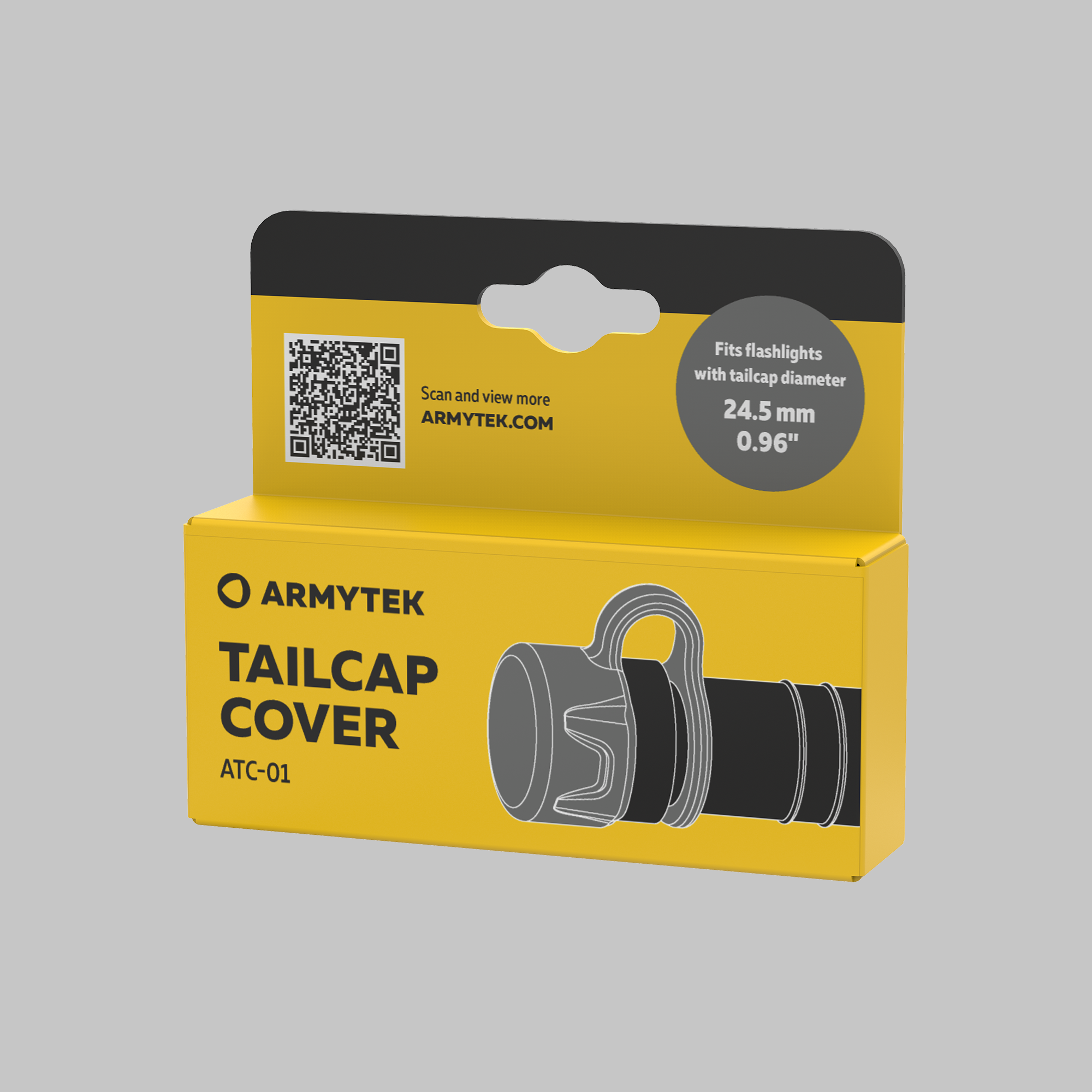 картинка Задник фонаря Armytek Tailcap Cover ATC-01 (Wizard / Elf / Prime кроме Pro Max models