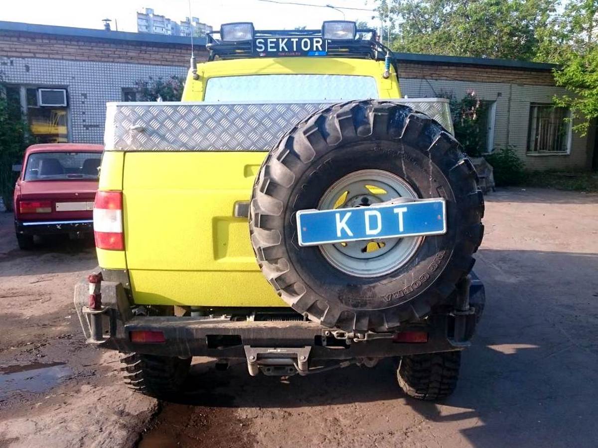 картинка Задний силовой бампер - УАЗ Патриот арт.06022