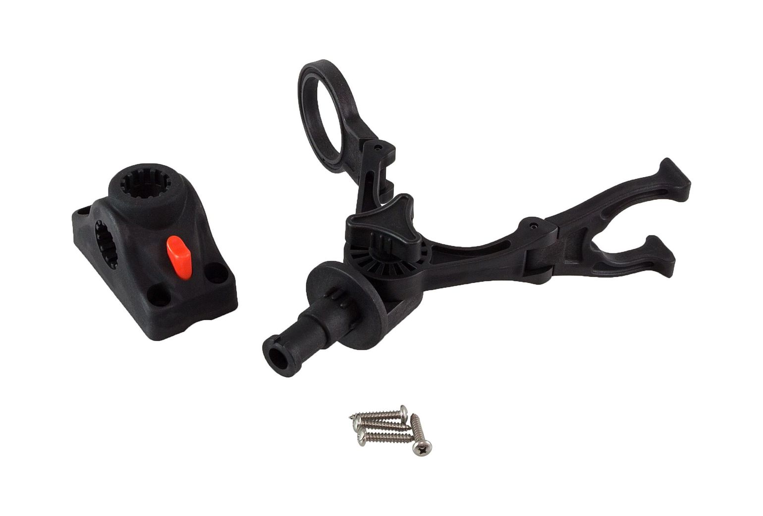 картинка Держатель спиннинга черный в комплекте с креплением CFMT303, складной