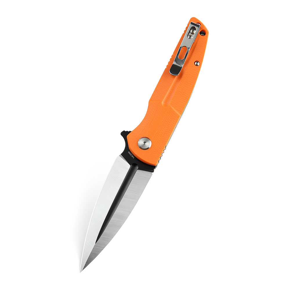 картинка Нож Bestech Fin сталь 14C28N, рукоять G10 оранжевая