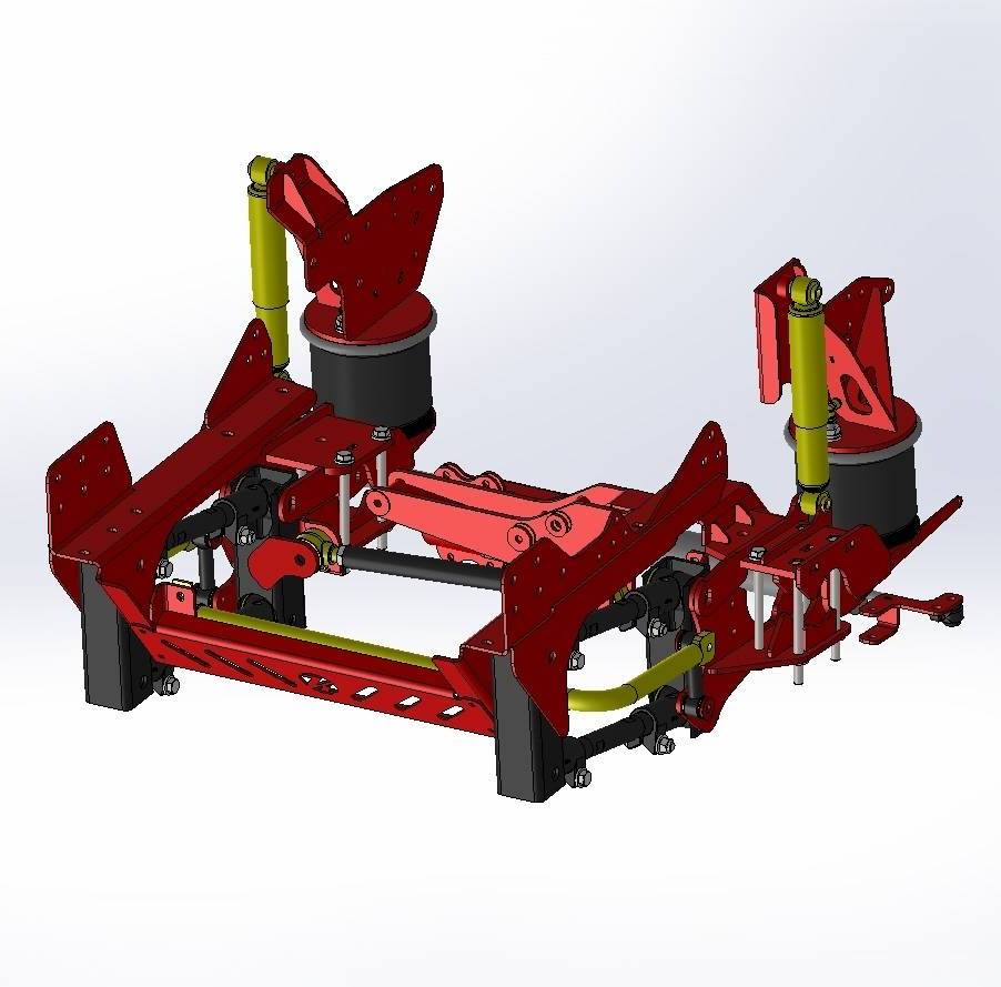 картинка Передняя пневматическая подвеска 4-рычажная 4X4 Silverado 4500/5500/6500