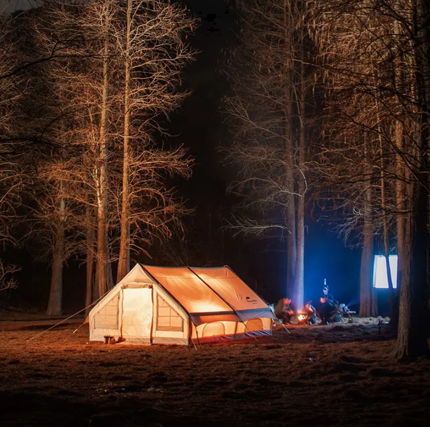 картинка Палатка Naturehike надувная Extend Air 12.0 Cotton , песочная