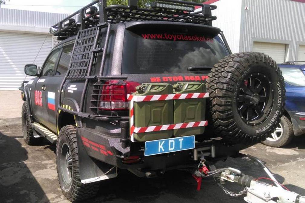 картинка Задний силовой бампер - Toyota Cruiser 200 арт.04021