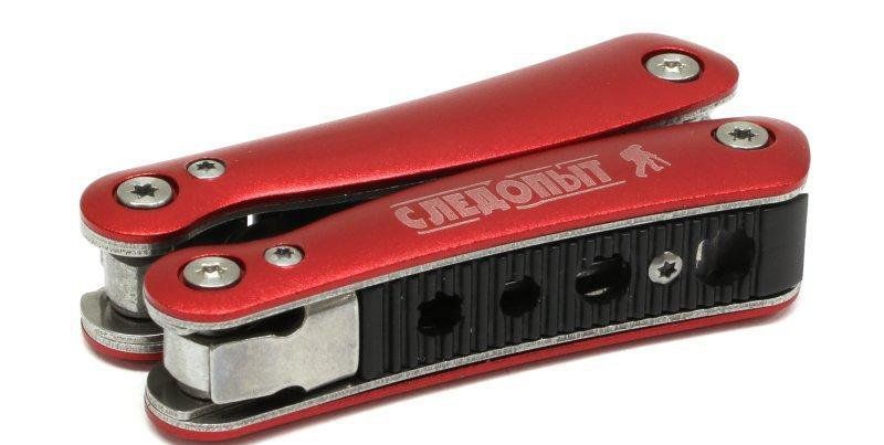 картинка Мультитул (плоскогубцы) СЛЕДОПЫТ 72х33х16 мм, 9 предметов