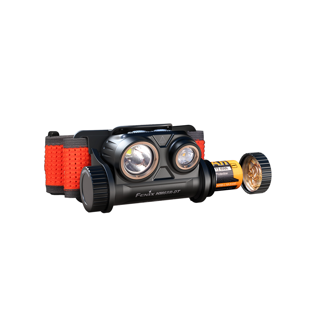 картинка Налобный  фонарь Fenix HM65R-DT Dual LED 1500 Lm Black