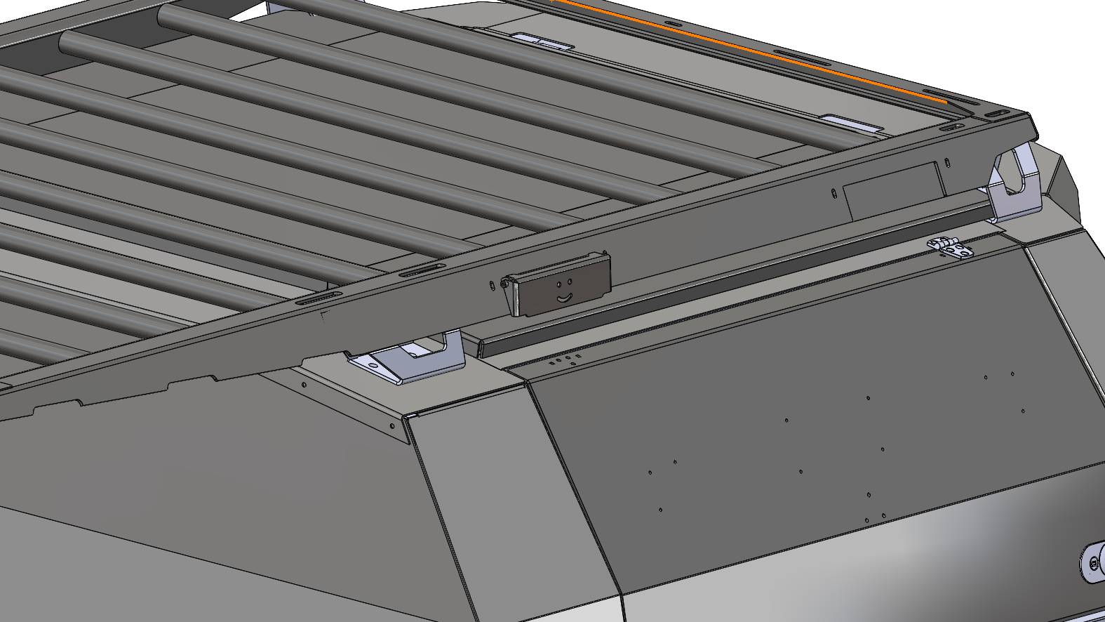 картинка Багажник-площадка алюминиевый для автопалатки 2,15 м