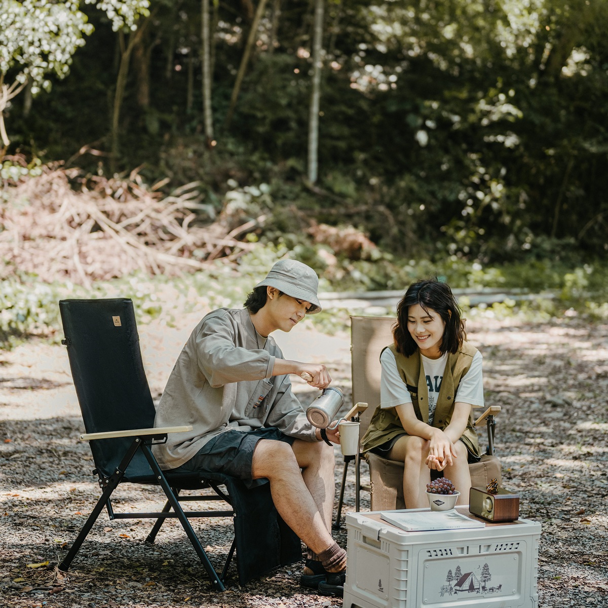 картинка Кресло туристическое Naturehike Nightfall T08 складное, до 110 кг, черное