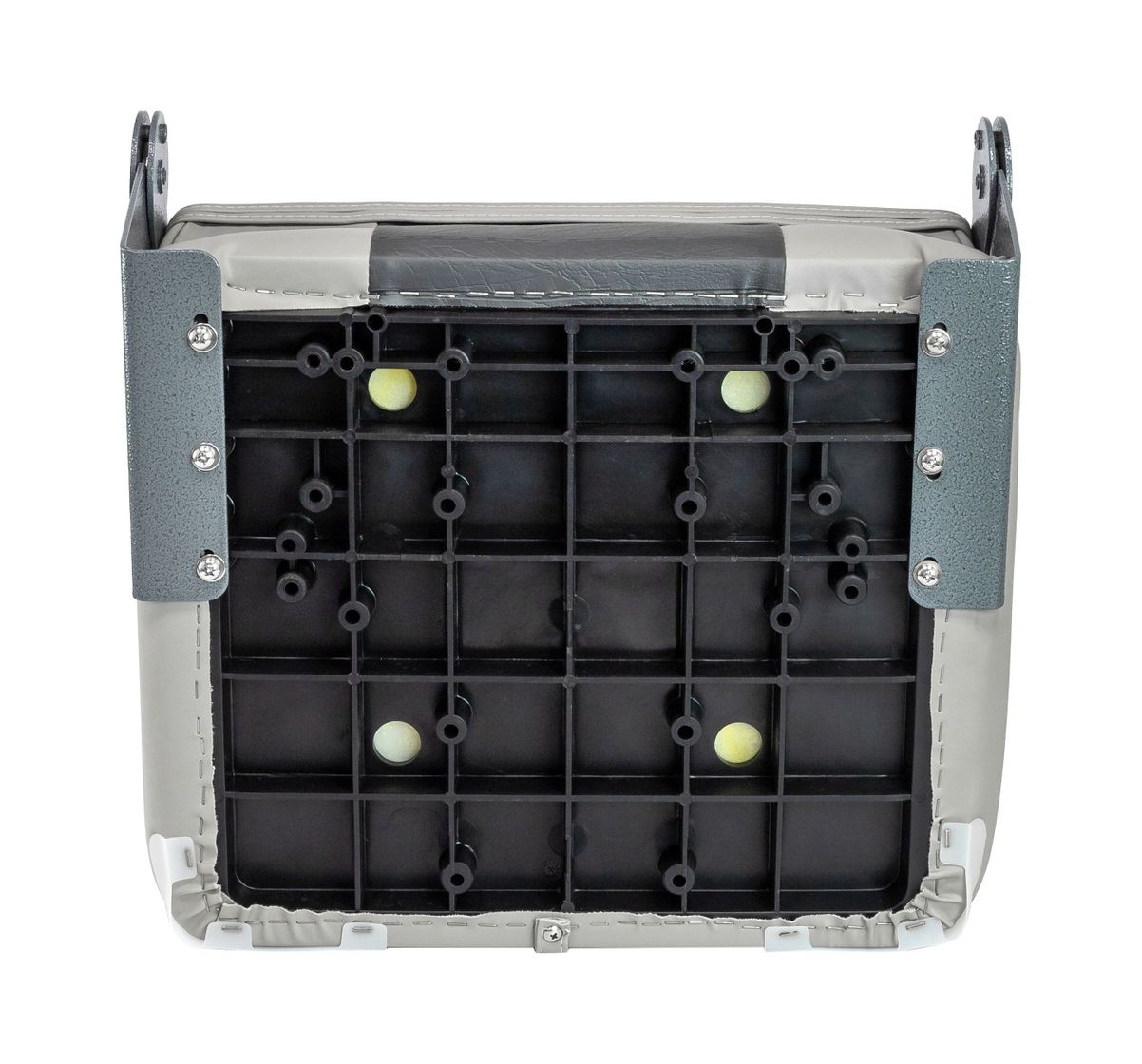 картинка Кресло XXL складное мягкое двухцветное серый/темно-серый