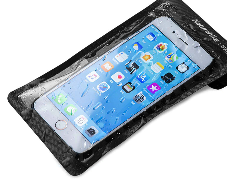 картинка Гермочехол Naturehike плоский для телефона 11х20см. (черный)