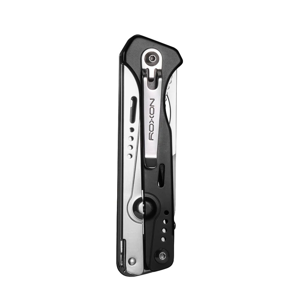 Складной нож с ножницами Roxon S501U рукоять G10 черный