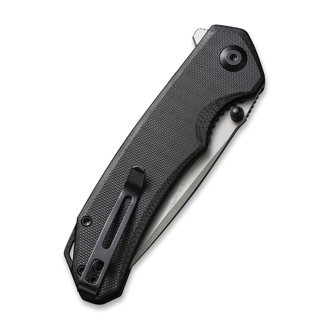 картинка Складной нож CIVIVI Brazen 14C28N Steel Stonewashed Handle G10 Black C2102C