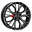 Диск MAK 8x18/5x108 ET45 D72 Stilo Black mirror