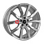Диск MAK 9x21/5x120 ET43,5 D72,6 Highlands Silver