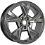 Диск КиК Кайан R18x7.5 5x108 ET33 CB67.1 Dark_platinum