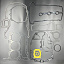 Ремкомплект мотоголовки Suzuki DF40A-60A (Suzuki)