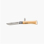 Нож Opinel №10, нержавеющая сталь, рукоять из бука, со штопором