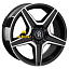Диск Replay 8x17/5x112 ET45 D57,1 SK202 BKF (конус, MB001)
