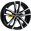 Диск MAK 8x17/5x108 ET35 D72 Milano Black mirror