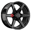 Диск LS 9x18/6x139,7 ET25 D106,1 800 BK (конус)