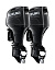 Спарка из 2 моторов Suzuki DF200APX, черные