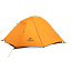 Палатка Naturehike NH18A180-D, двухместная сверхлегкая + коврик оранжевая, 6927595731949