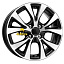 Диск K&K 6x15/4x100 ET48 D54,1 КС685 Алмаз черный