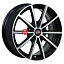 Диск Alcasta 7x17/5x108 ET43 D65,1 M61 BKF