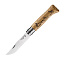 Нож Opinel №8, нержавеющая сталь, рукоять дуб, гравировка серна, 002336