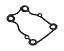 Прокладка помпы Yamaha 40V/50H/F25B-60, Recmar