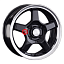 Диск LS 6x14/4x98 ET38 D58,6 816 BKL (конус)