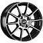 Диск LS 820 R15x6.5 4x100 ET40 CB73.1 BKF